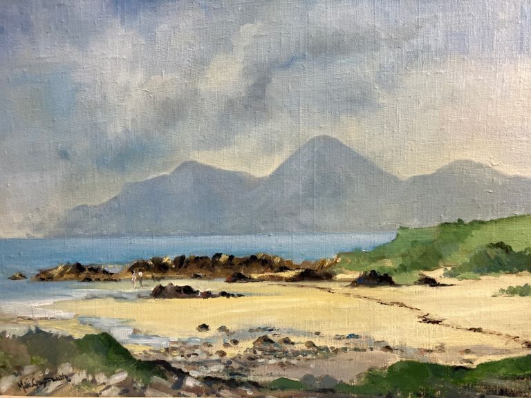 Mournes across the lough 