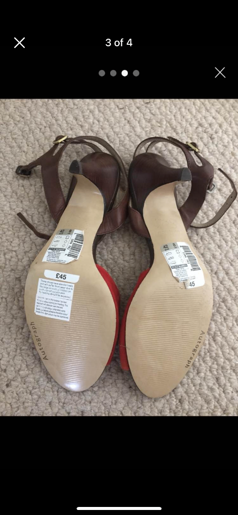 (218) M&S shoes, size 8/41, new!
