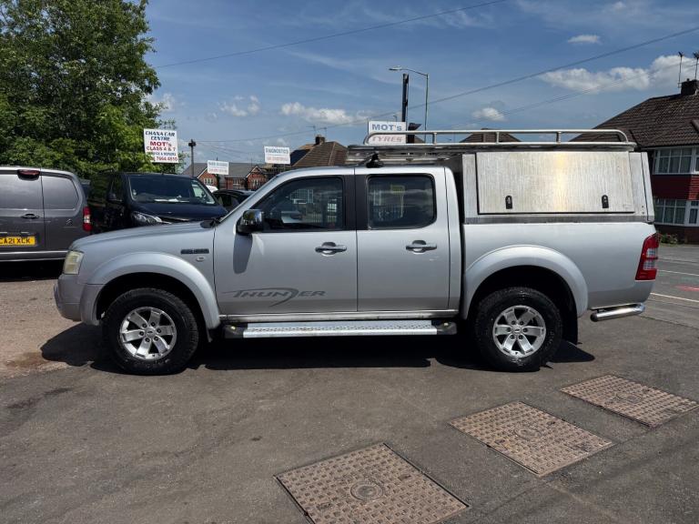 2009 09 FORD RANGER 3.0 TDCI PICKUP THUNDER D/CAB 4WD AUTO MOT 06/27 PX SWAPS