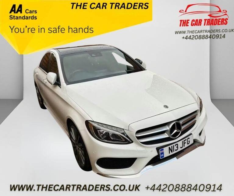 2017 Mercedes-Benz C Class 2.0 C200 AMG Line (Premium Plus) Saloon 4dr Petrol G-Tronic+ Euro 6 (s...