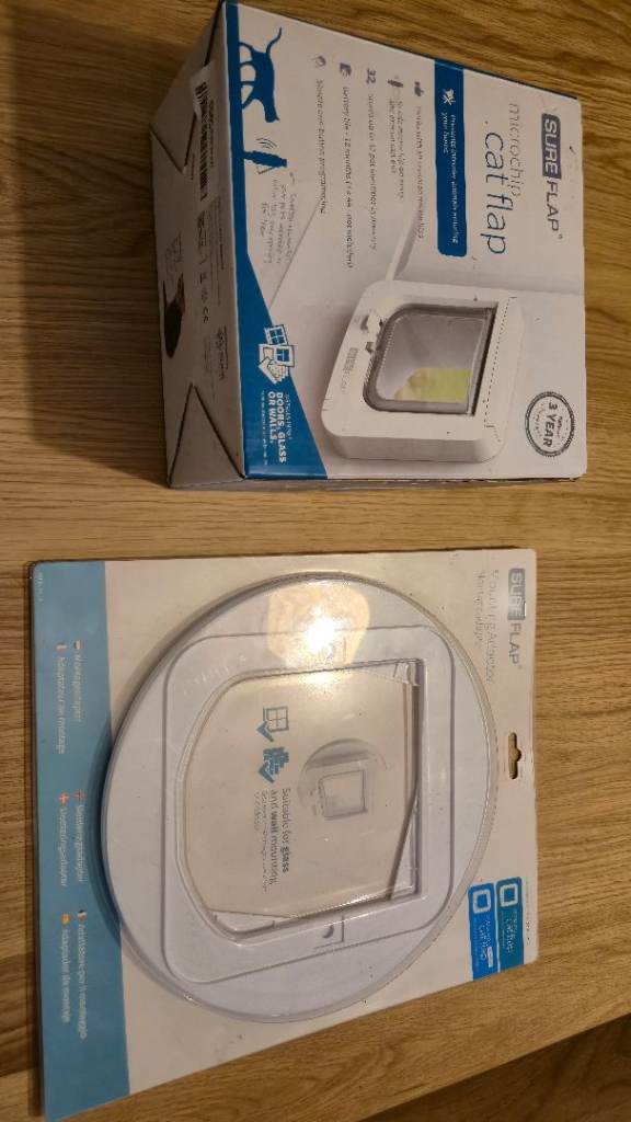 SureFlap microchip cat flap, with mounting adaptor