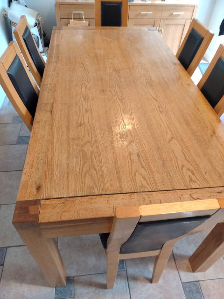 Large dining table