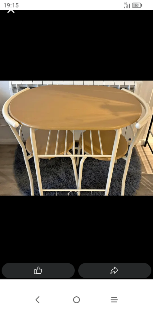 Wanted small table and chairs like in picture 