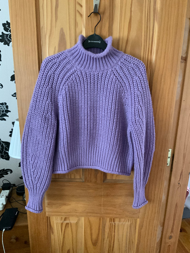 BNWT lilac/purple H&M jumper size S