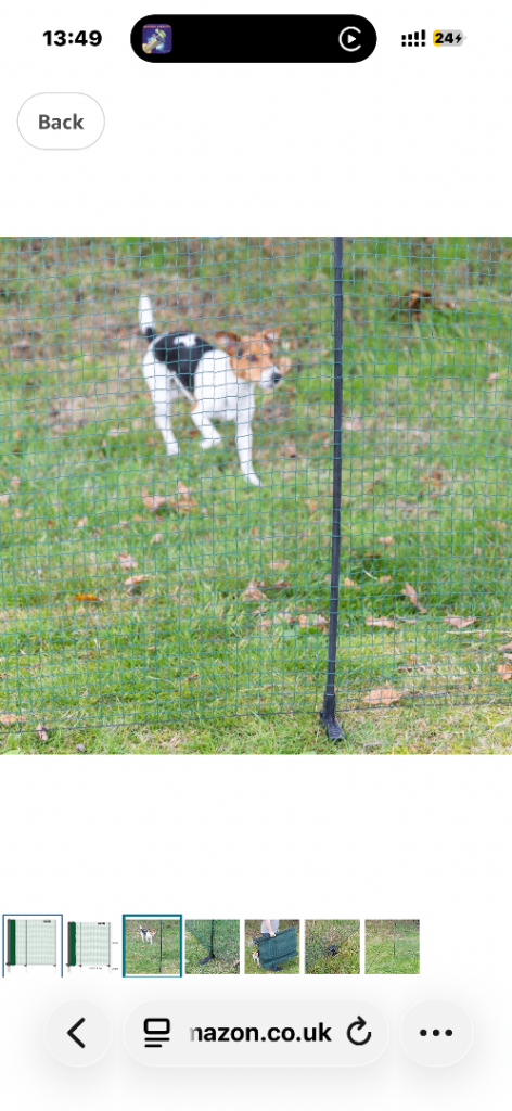 Mobile fence for pets