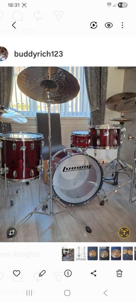 Ludwig vistalite new