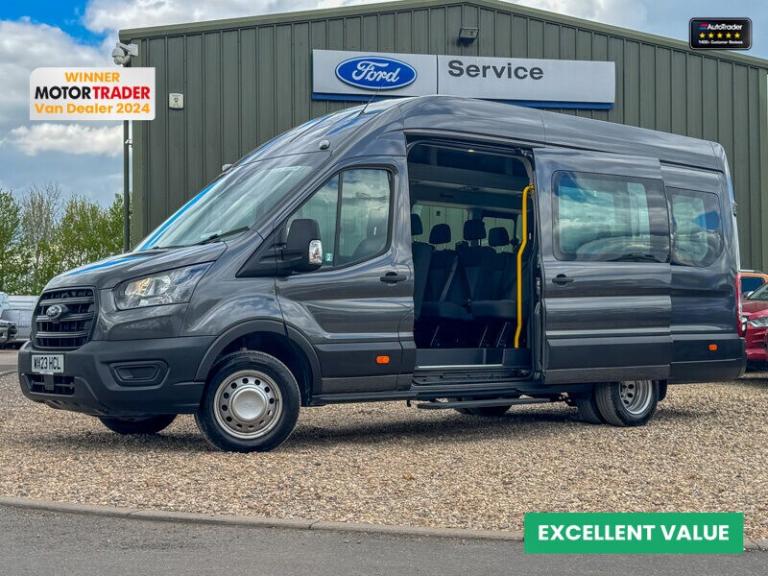 2023 Ford Transit 2.0 EcoBlue 170ps H3 18 Seater Leader Auto MINIBUS DIESEL Automatic