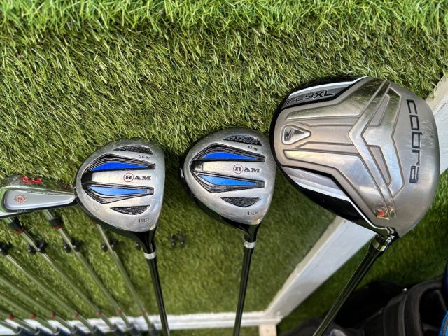 Ben Hogan Apex Edge Pro Forged Golf Set Cobra FLY-XL Driver Rife