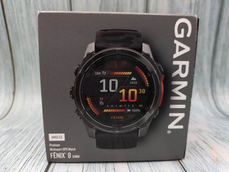 Garmin Fenix 8 AMOLED - 51mm (Slate grey with black band)