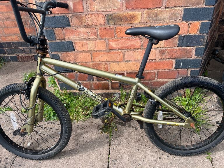 Mongoose BMX Legion L20 Olive Green with 1974 heritage badge.