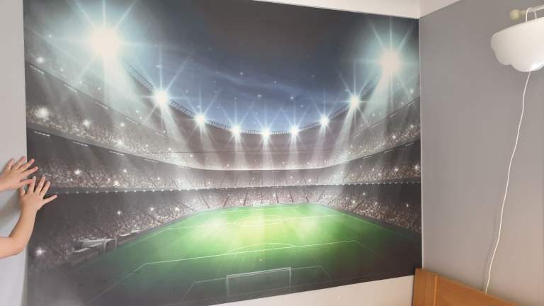 Football stadium wallpaper mural 180cm×133cm