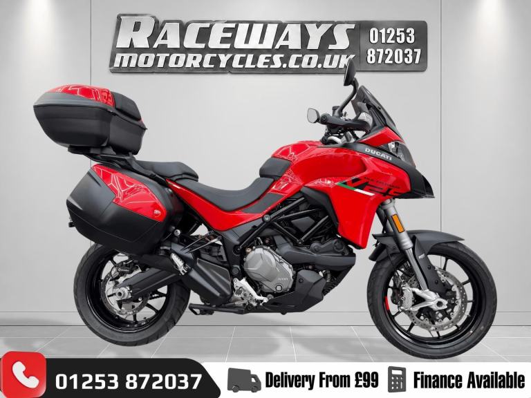 DUCATI MULTISTRADA V2 S 2022 22 REG 10,304 MILES RED USED MOTORCYCLE 937CC