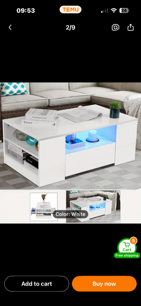 Brand new coffee table 