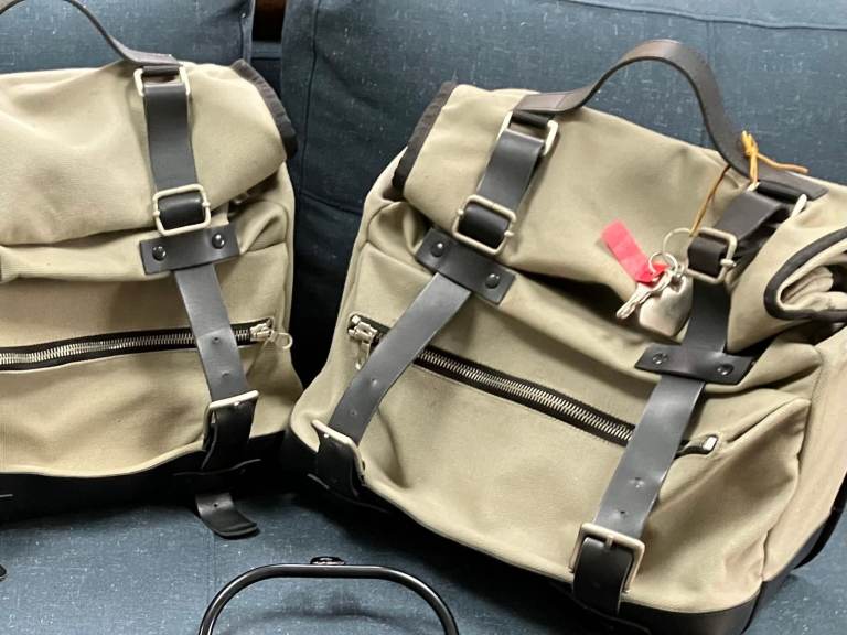 Waterproof Panniers and Brackets Supports Rack