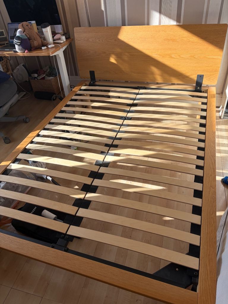 Muji Double Bed Frame with headboard
