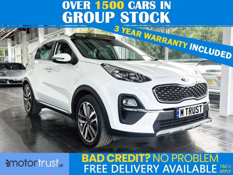 2021 Kia Sportage 1.6 CRDi MHEV 3 SUV 5dr Diesel Hybrid DCT Euro 6 (s/s) (134 bhp) F/S/H X4!  EST...