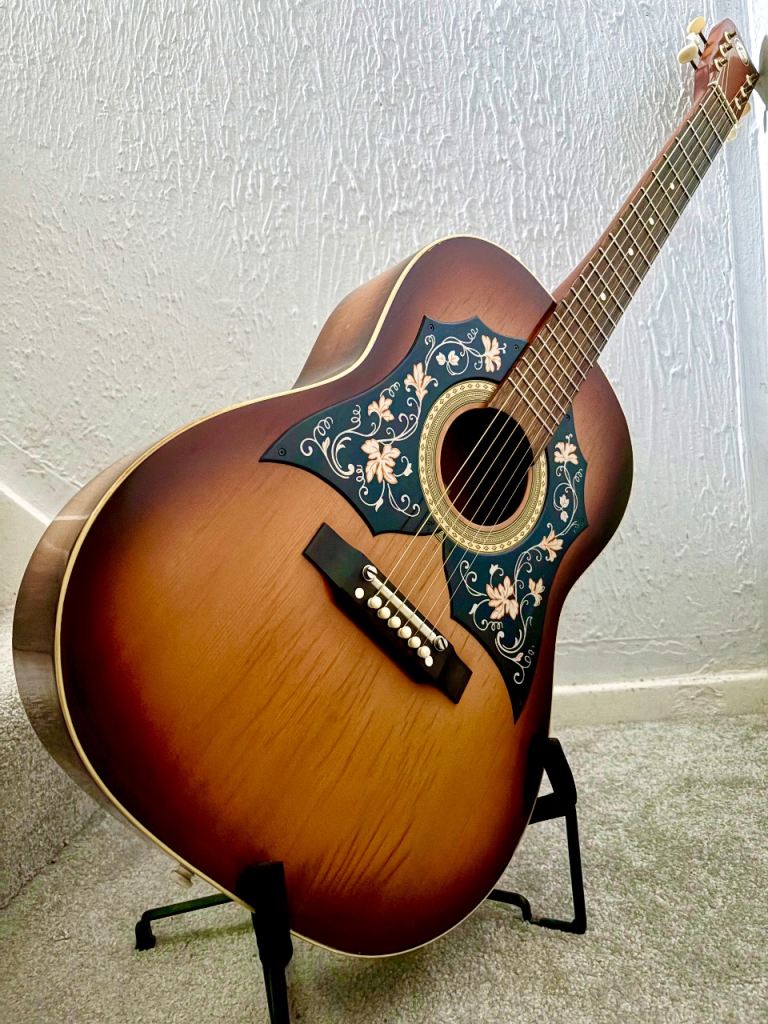 Folk/Parlour KAY K345 Acoustic Guitar - New Strings / Low Playable ...