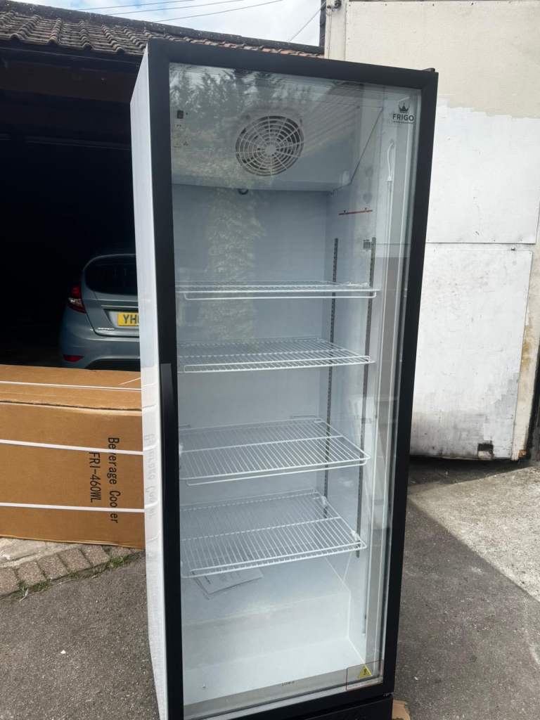 Commercial upright single door fridge brand new top quality cafe shop drinks