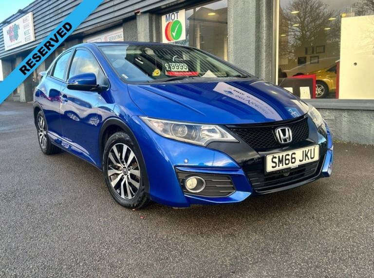 2017 Honda Civic 1.6 i-DTEC SE Plus (Navi) Hatchback 5dr Diesel Manual Euro 5 (s/s) (120 ps) Hatc...