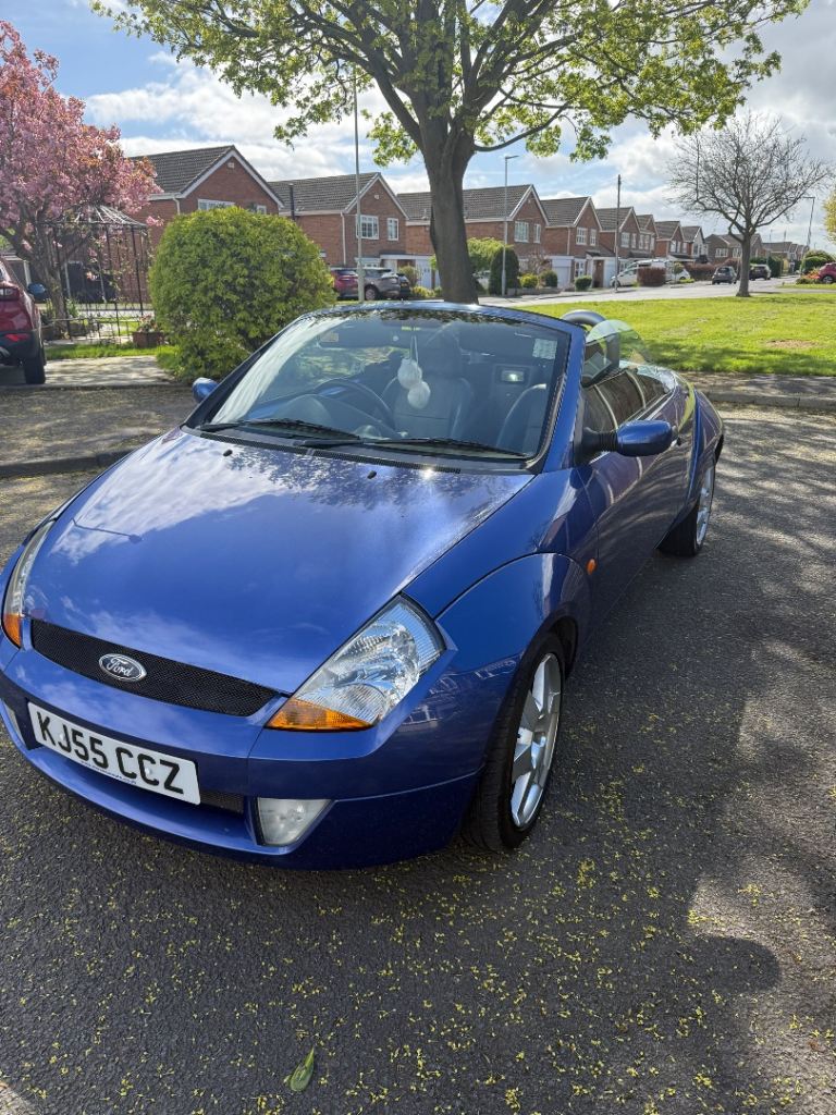 2005 Blue Ford StreetKa Convertible 1.6 Luxury 2 Door