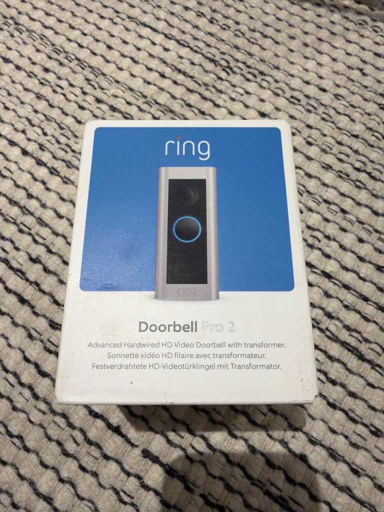 Ring Doorbell Pro 2 - Advanced Hardwired HD Video Doorbell **UNOPENED**