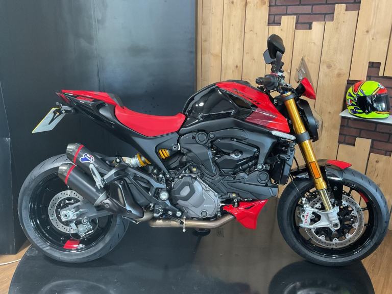 Ducati Monster SP 937 2023 with FULL TERMIGNONI EXHAUAST SYSTEM! Ohlins! Extras!