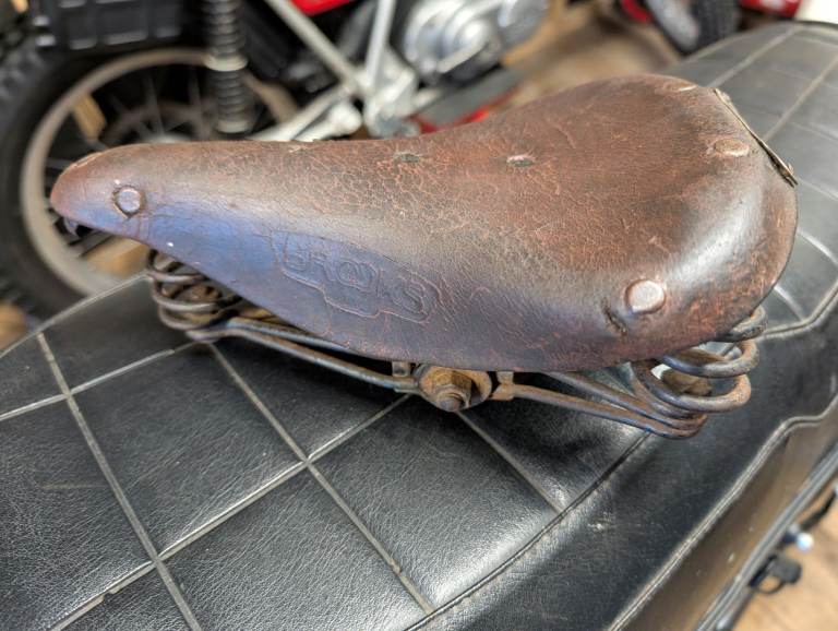 Antique Brooks Bicycle Saddle