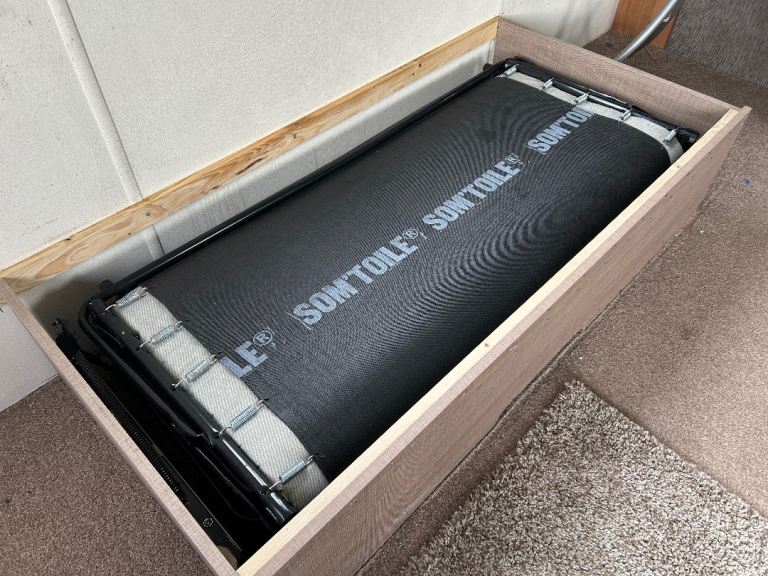  Pull-Out Double Bed Mechanism + Foam Cushions – Ideal Van Conversion