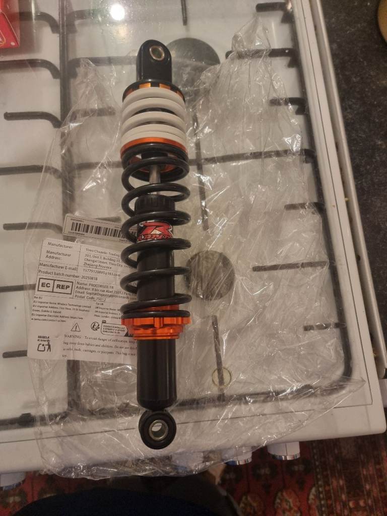 Motorcycle shocker single 330 new 