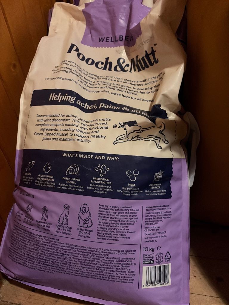 Pooch & Mutt Joint & Mobility 10kg