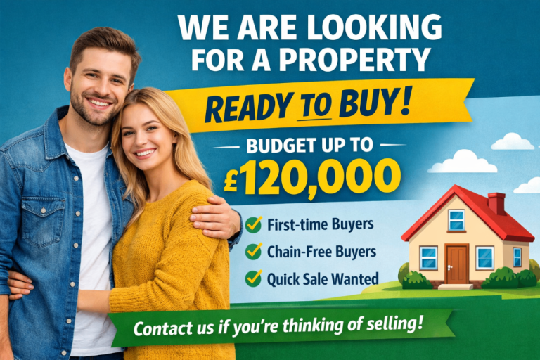 Chain-Free Buyers Looking for Property up to £120k (Edinburgh / West Lothian / Glasgow)