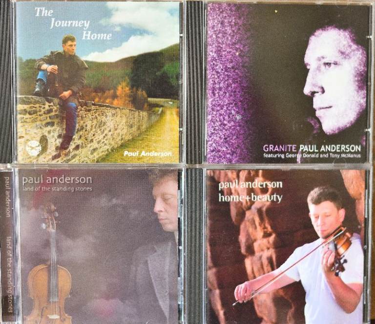 Fifteen Scottish Fiddle CD albums 