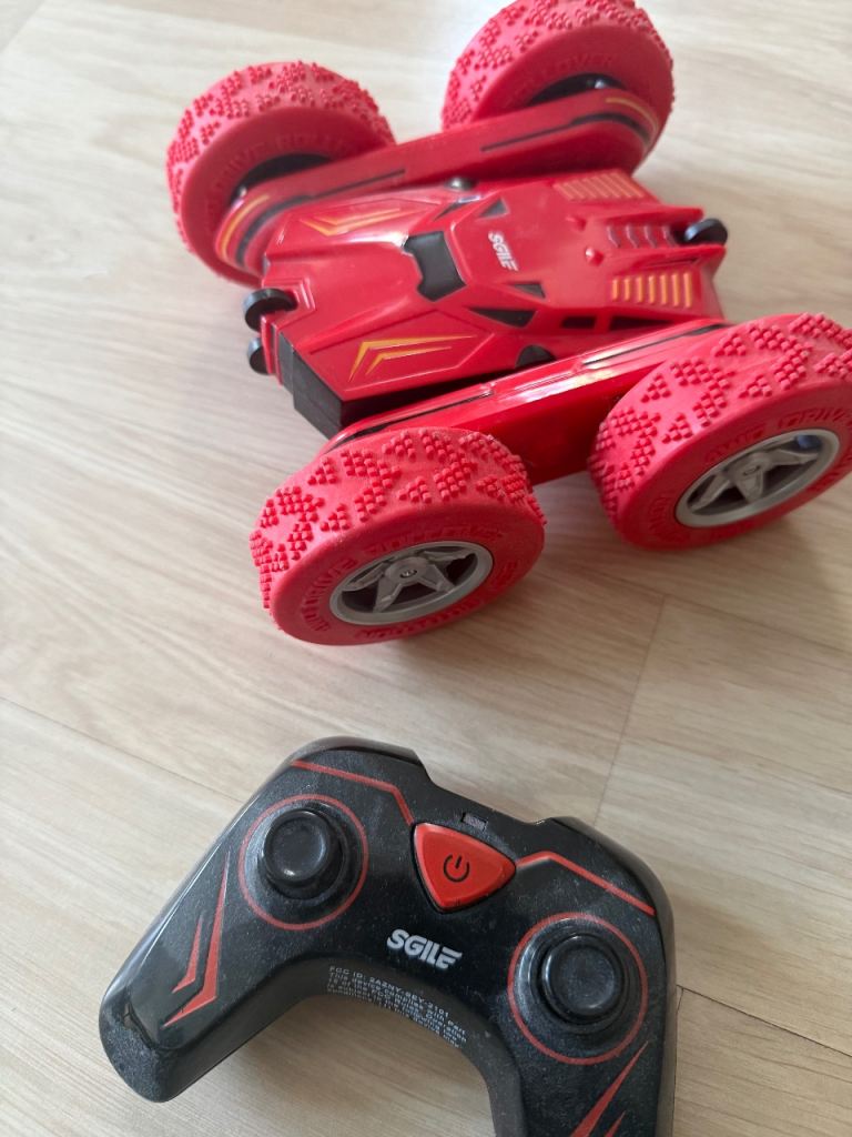 image for sgile remote control car USB charge wireless Race Stunt Car,Double Sided 360° Rolling Rotating