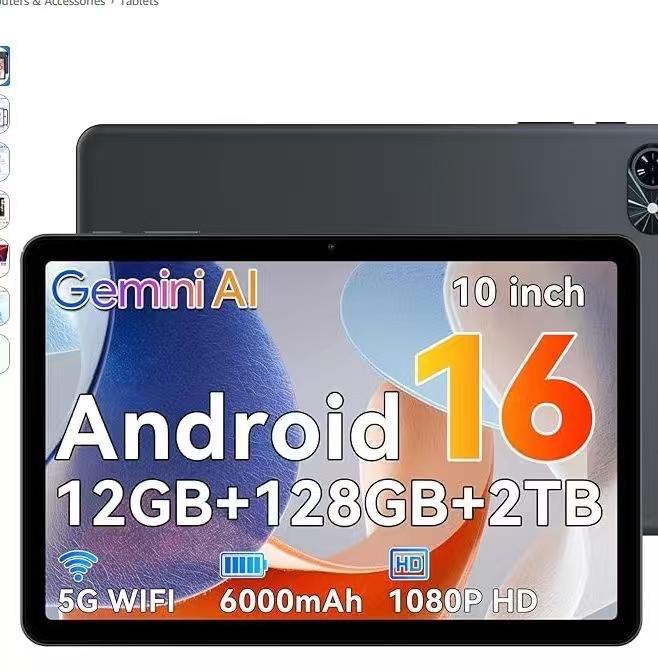 Powerful tablet with 10.1 inch touchscreen 