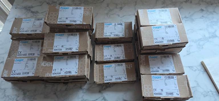 Hager rcbo job lot x35