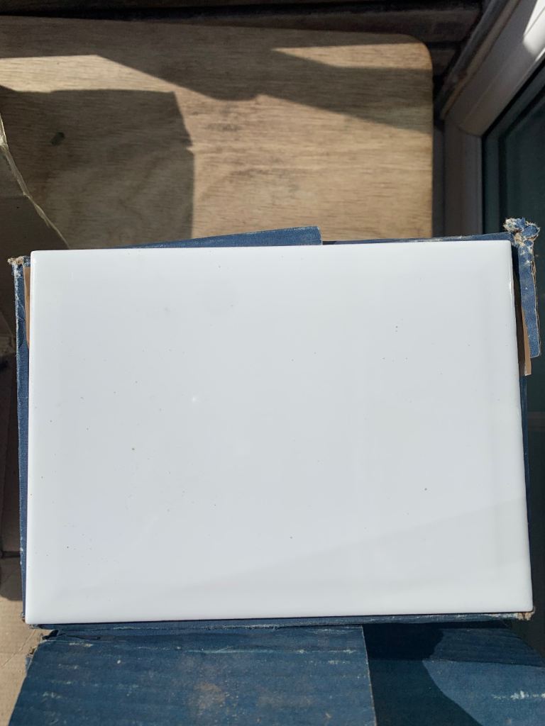 FREE white ceramic wall tiles