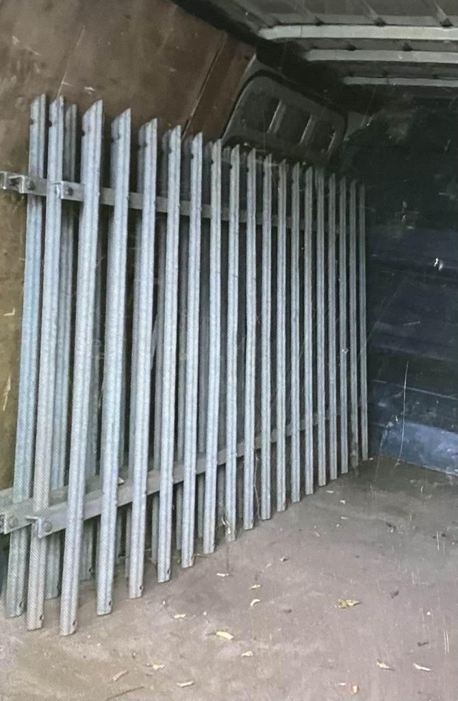 Palisade Fencing Silver 1500 x 2070mm x13 Panel Joblot