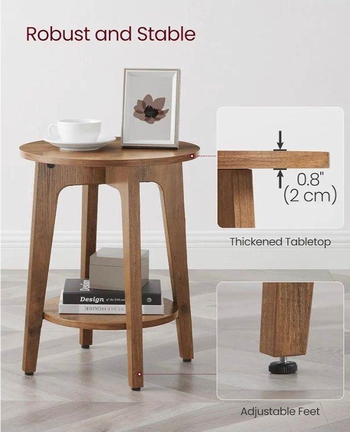 A new lovley round Side Table, Coffee Table, Small Round Table. 