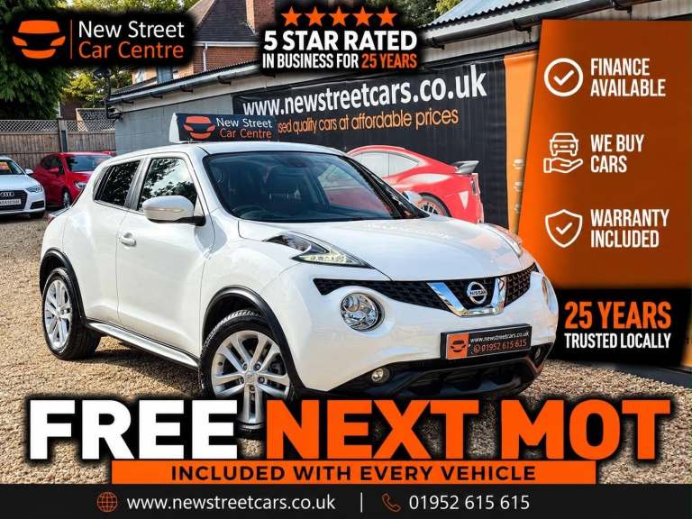 2016 Nissan Juke 1.6 N-Connecta 5dr Xtronic HATCHBACK PETROL Automatic