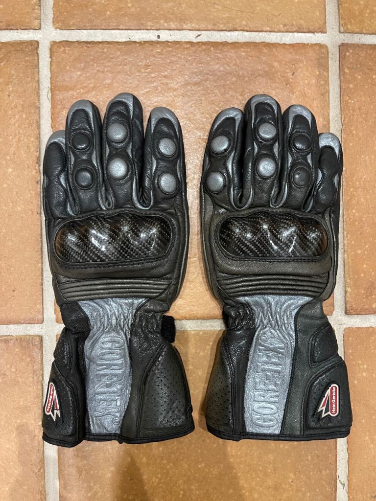 Hein Gericke Gore-tex Motorcycle Gloves.