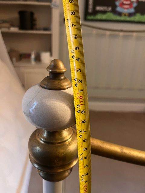 Victorian Style King Size Iron Bed Frame