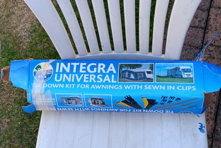 Integra Universal Tie Down Kit for Awnings with Sewn In Clips