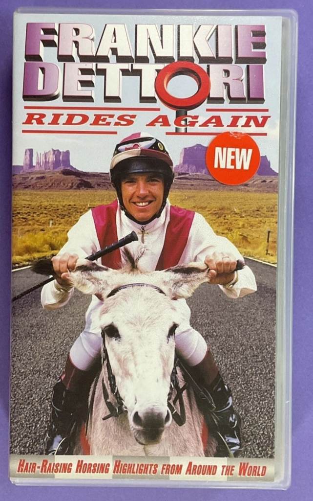 Frankie Dettori Rides Again, VHS Tape Horse Racing,  1999, VHS Video Excellent Condition r1