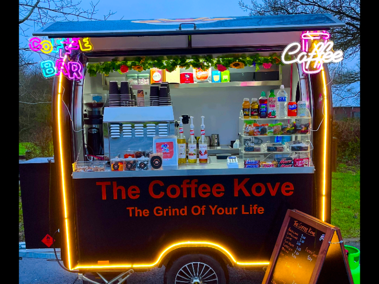 Francino Dual Fuel Espresso Machine Coffee Trailer Business