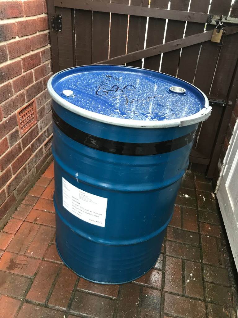 image for Incinerator. Burning Barrel. Oil Drum. Barrel. 45 Gallon. With Lid And Lock