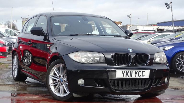 BMW 1 SERIES 2.0 118d M Sport 5 door Black Auto Diesel 2011