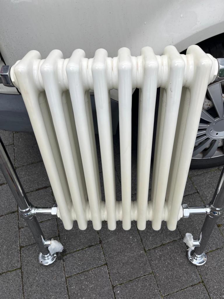 Victorian Plumbing Savoy Radiator Chrome & Anthracite – New