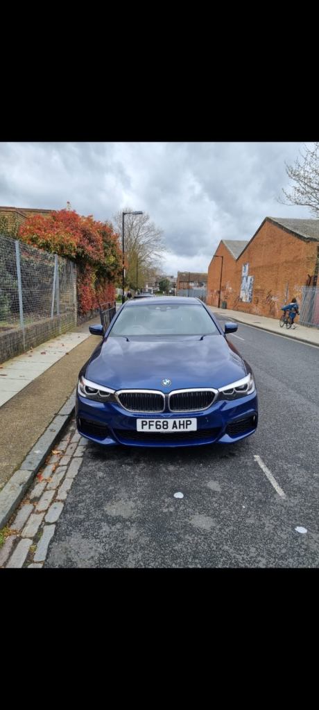BMW 520D M Sport Dark Blue 