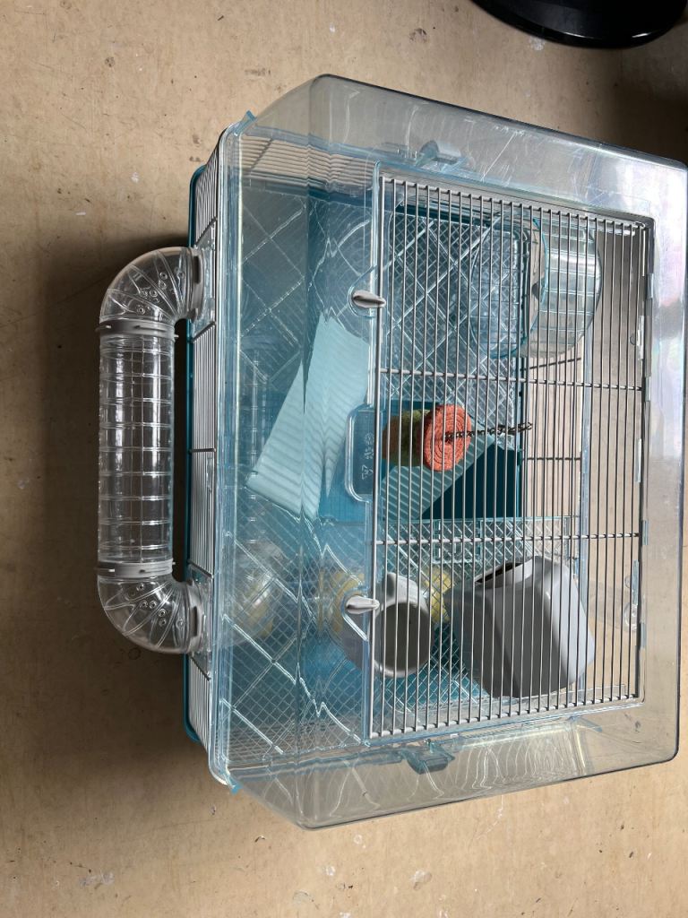 Small animal cage. Hamster cage mouse cage