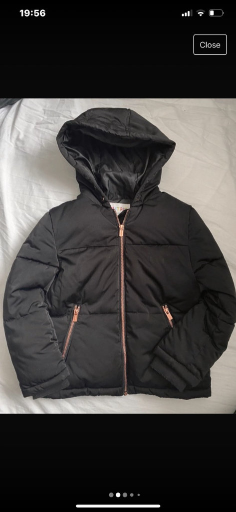 Outfit kids black puffer jacket 